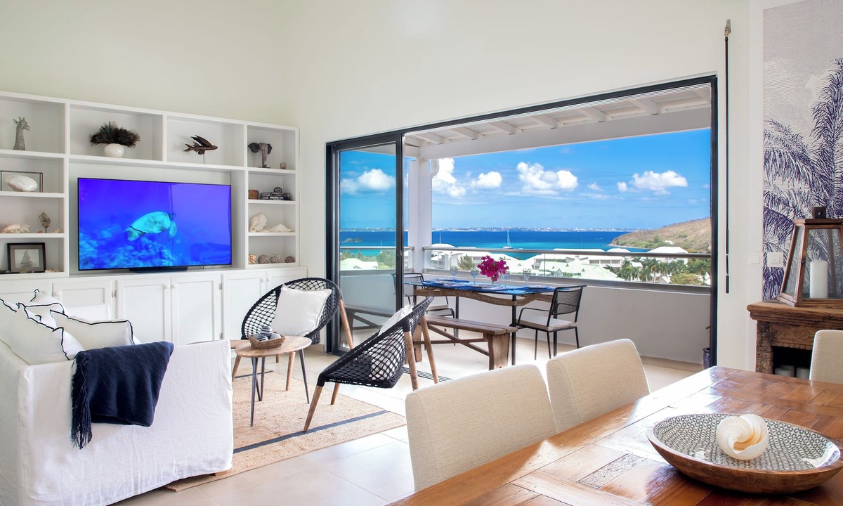 Anse Marcel House | Amazing Ocean and Mountain Views in Anse Marcel Walk to beach & Village 5 Star!