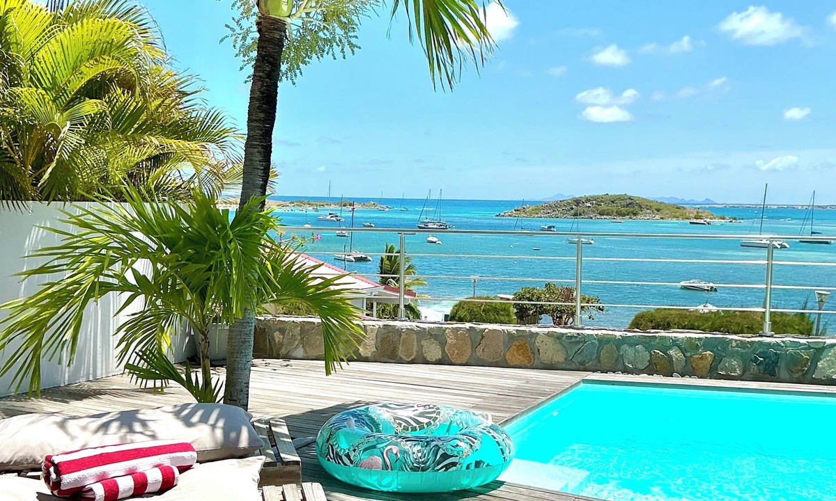 Cul de Sac Villa | C'EST LA VIE !PRIVATE POOL AND AMAZING VIEWS ON PINEL ISLAND AND PETITE CLEF🌴