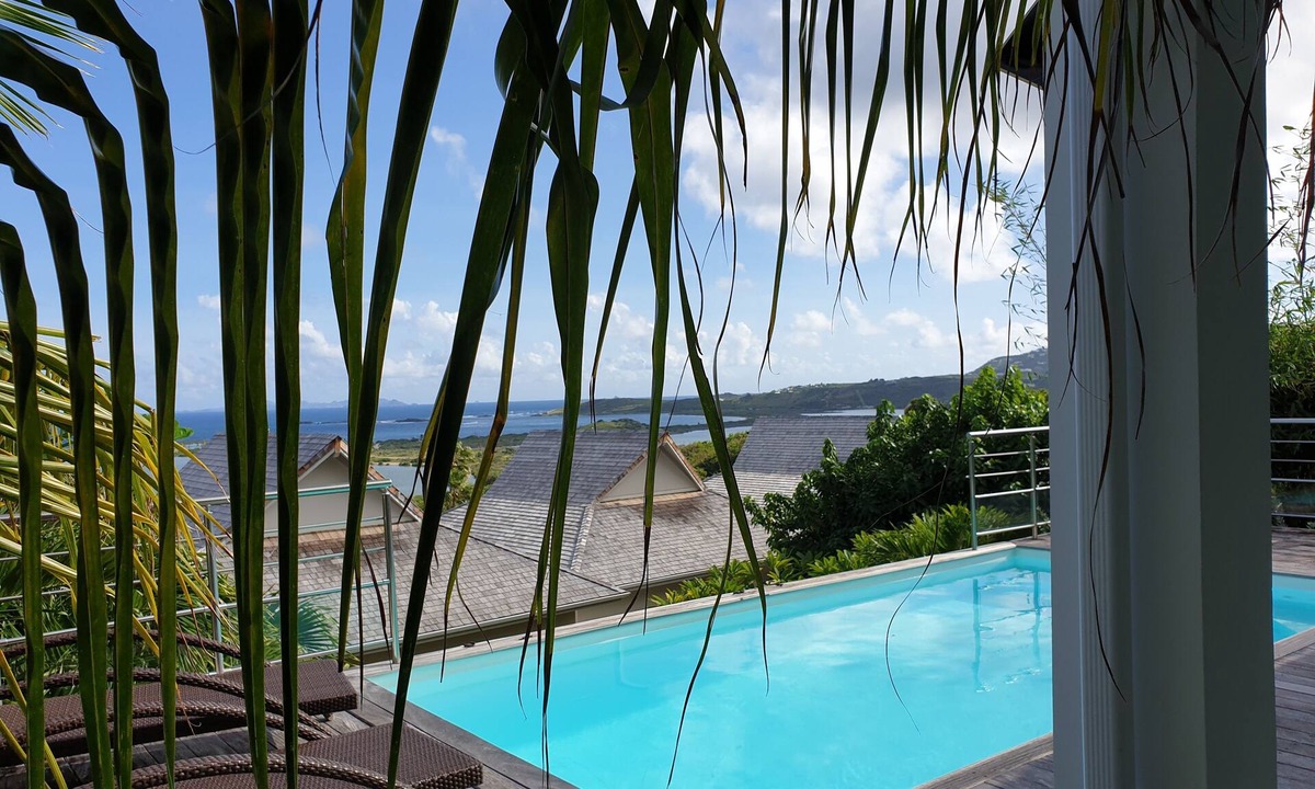 Orient Bay Villa | Villa Anouchka with swimming pool on the heights of Orient Bay