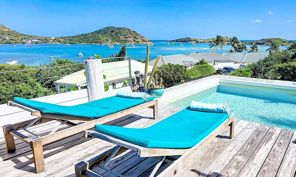 Cul de Sac Villa | Villa Ancre Bleue, magnifique vue sur Ilet Pinel