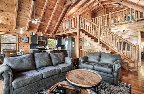 Smoky Mountains Cabin | Best Panoramic Views! Hot Tub | Fire Pit | Top 10%