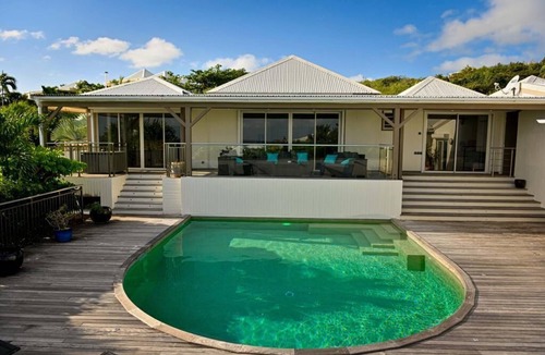 Orient Bay Villa | Green Cay Villa - Top spot, pool, seaview, 4 Bedrooms & 4 Bathrooms
