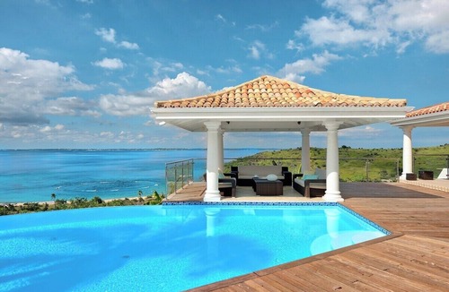 Grand Case Villa | Happy Bay Classic French Creole Villa Stunning Views