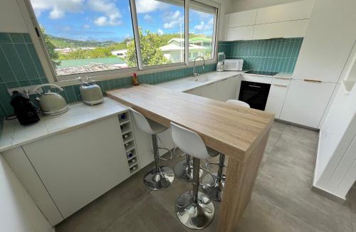 Grand Case Apartment | Modern Apartment in Beachfront residence - Hill view