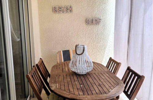 Rambaud Apartment | Renovated Studio with Terrace, 40m from Beach