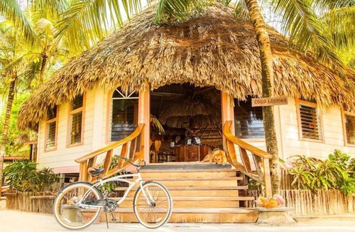 Thatch Caye House | Spectacular Ocean Views Cabana w/Private Oceanfront Balcony & Walk-In Shower