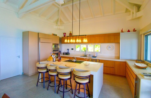 Grand Case Villa | Stunning 4 bedrooms Villa with panoramic caribbean sea views. Fitness room