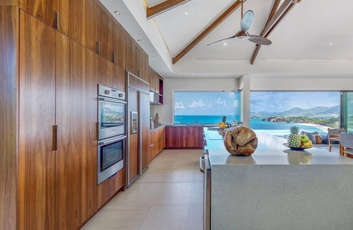 Les Terres Basses Villa | Villa Amandara -5% CHRISTMAS | Ocean View - Located in Beautiful Terres Basses with Private Pool