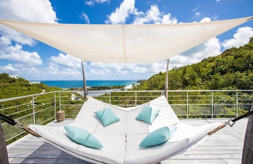Les Terres Basses Villa | Villa Azur Dream – 7-Bedroom Ocean View Luxury Villa with Pool & Gym in Terres Basses, St. Martin