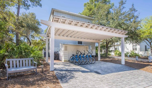 Beach Chairs, Bikes & Across From Beach! ~ Seas The Day in Magnolia Cottages on 30A in Seacrest Beach