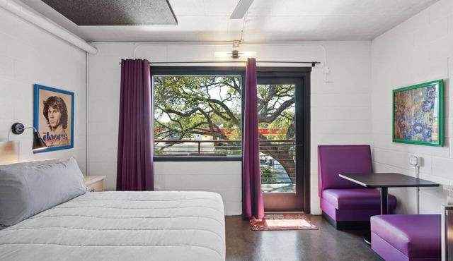 Boutique Vera Hotel Room 302: King Room in the Heart of Folly Beach in Folly Beach