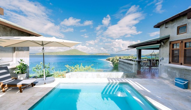 Casa 9 — Beachfront Villa with Private Heated Pool & Ocean Views @ Culebra, PR in Culebra
