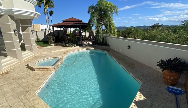 Home w/Solar a Pool, Wi-Fi and Air Conditioning in boqueron
