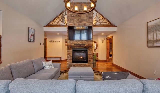 Jay Brook Lodge | Sleeps 16 | Hot Tub | Game Room in Jay