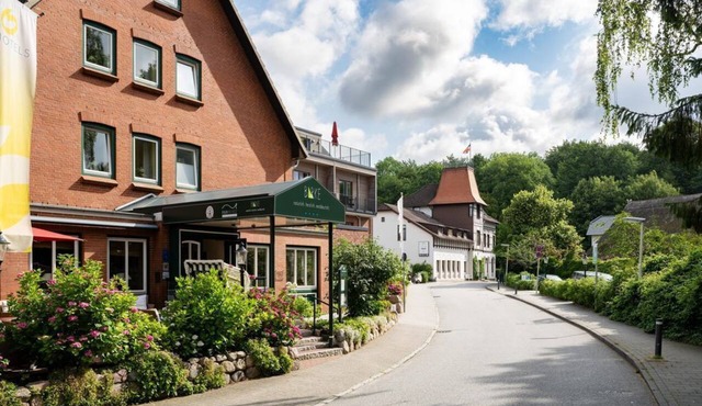 Junior Suite, shower, WC, living room/bedroom - Hotel Birke in Kiel
