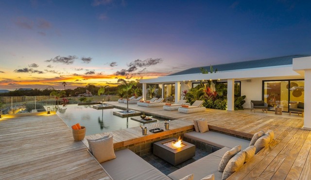 Luxury Villa Nuit Jade * 5 bedrooms and ocean view