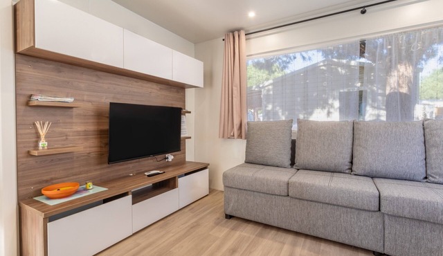 MobileHome Soleia Sea View Mar Estang Siblu Village 4* AC 7 Guests Private Parking Beach Access in Canet-en-Roussillon