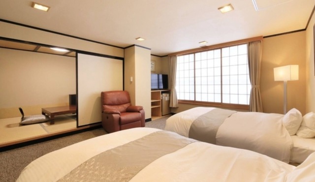Nonsmoking JapaneseWestern room Twin | Room only/Shimotakaigun Nagano in Shimotakaigun