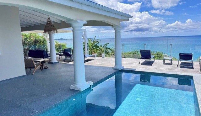 Panoramic sea view Private pool - Sunset- Happy Bay on foot
