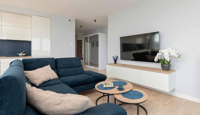 Spacious Apartment | 3 Bedrooms | Parking in Garage in Gdańsk