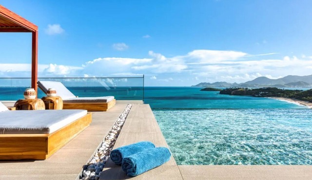 STAY IN A TOP 10 SXM VILLA. WORLD CLASS VILLA WITH THE BEST VIEWS ON THE ISLAND.