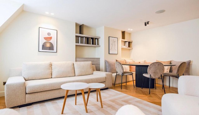 Stylish Triplex with Amazing Terrace near Louvre in Paris
