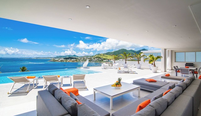 Villa Magnolia Forever vue mer Exceptionnelle Face à Saint Barthelemy