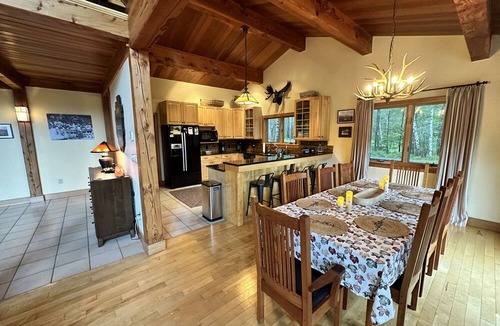 North Pole House | Whispering Pines Lodge - a stunning Adirondack Estate w/views of Whiteface Mt.