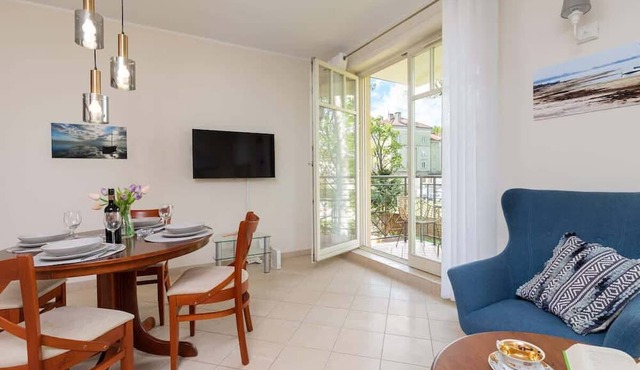 Bright Apartment in Sopot | Parking, Balcony and close to the beach in Sopot